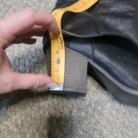 Fergalicious Black Heeled Boots - Picture 9 of 11